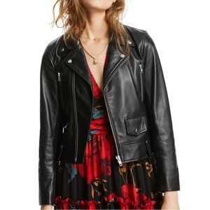 Lini Leather Moto Jacket